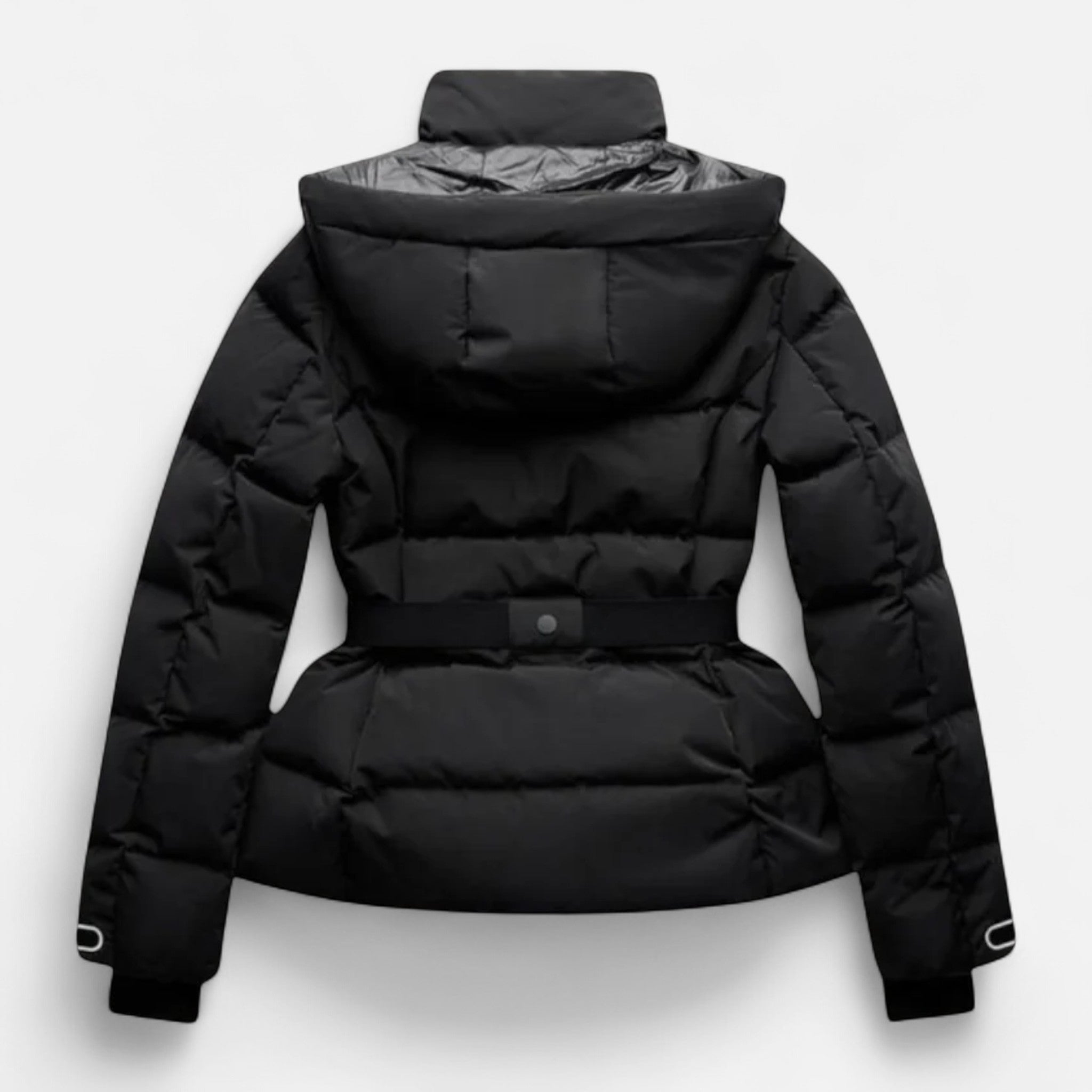 Briss | Damen Pufferjacke mit Gürtel & Wasserabweisend