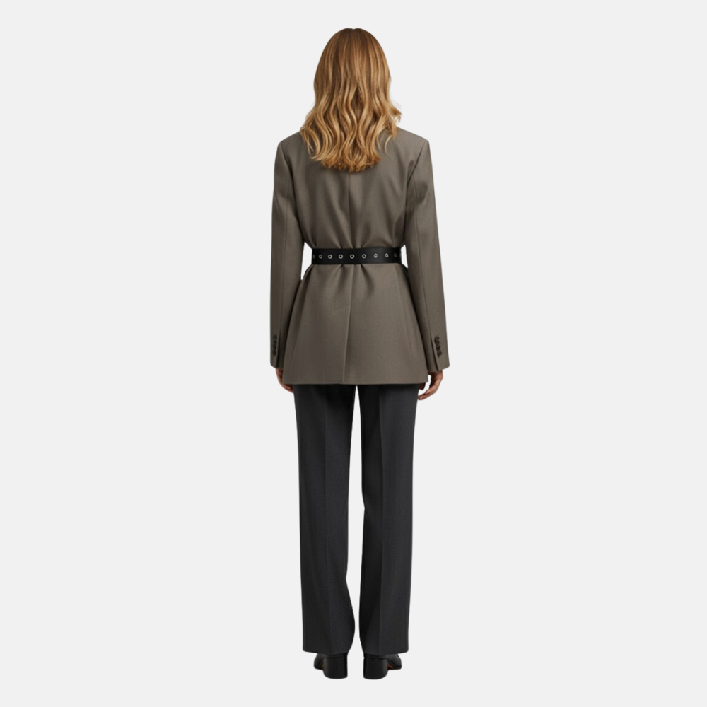 Briss | Damen Blazer mit Taillengürtel – Strukturierter Schnitt & Eleganter Business-Stil