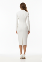 Briss | Damen Blazerkleid mit Knopfleiste – Elegantes figurbetontes Kleid